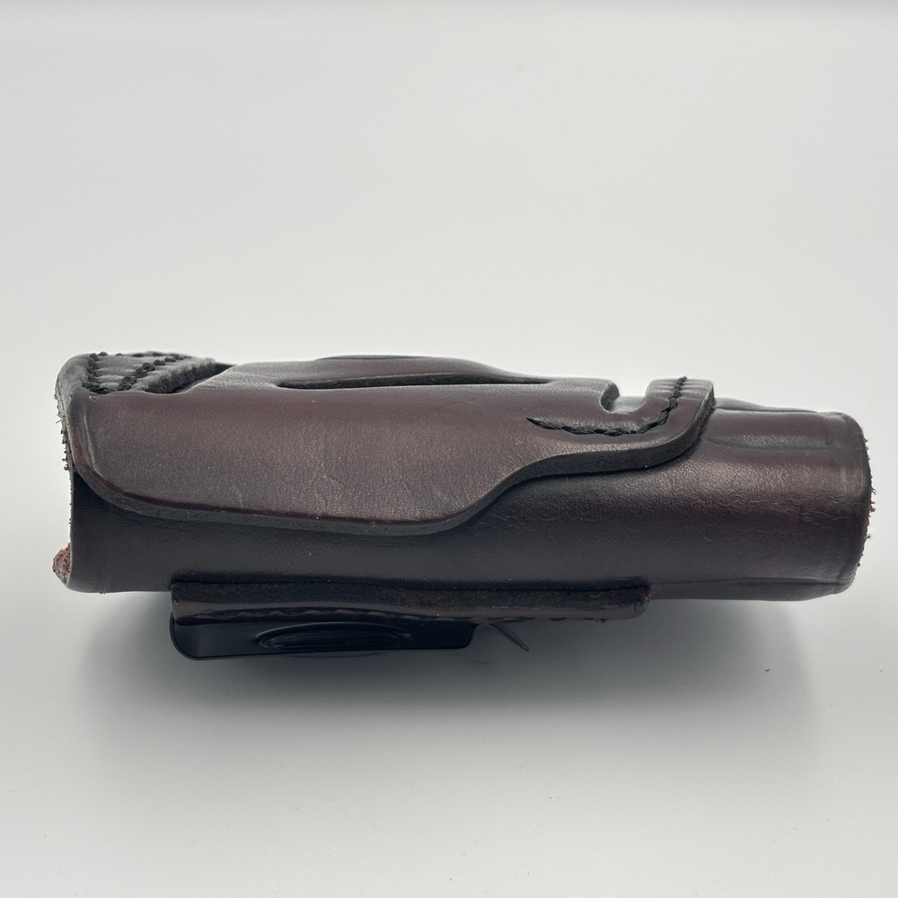 1791 Leather Holster 4-Way IWB OWB Right Hand Unknown Fit Size Dark Brown - Picture 8 of 12